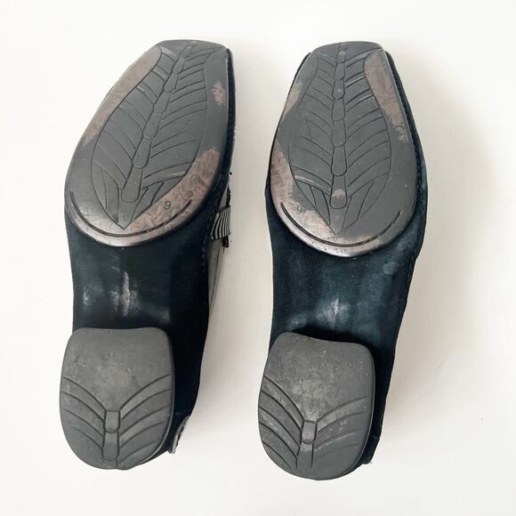 Vintage Robert Wayne Black Leather Suede Avant Garde Dress Shoes‎ Size 9 Men\'s main image 5